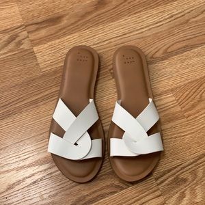 White Strap Sandals